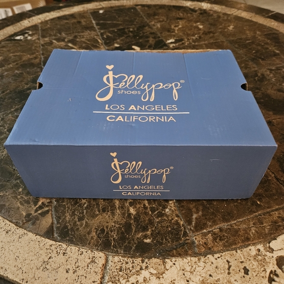 Jelly Pop LA Whitney Black Penny Loafers 3 in heel SZ 7 NWT - Picture 2 of 8